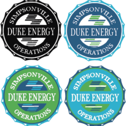 Duke Energy Hard Hat Decals
