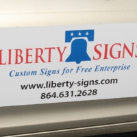 LIBERTY MAGNETIC SIGN